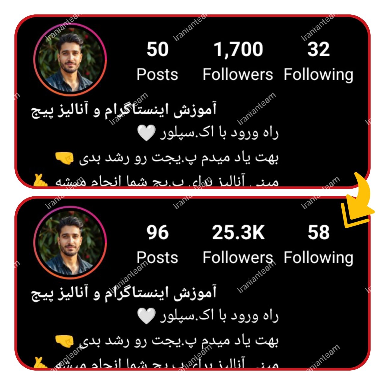 رشد پیج‌ها
