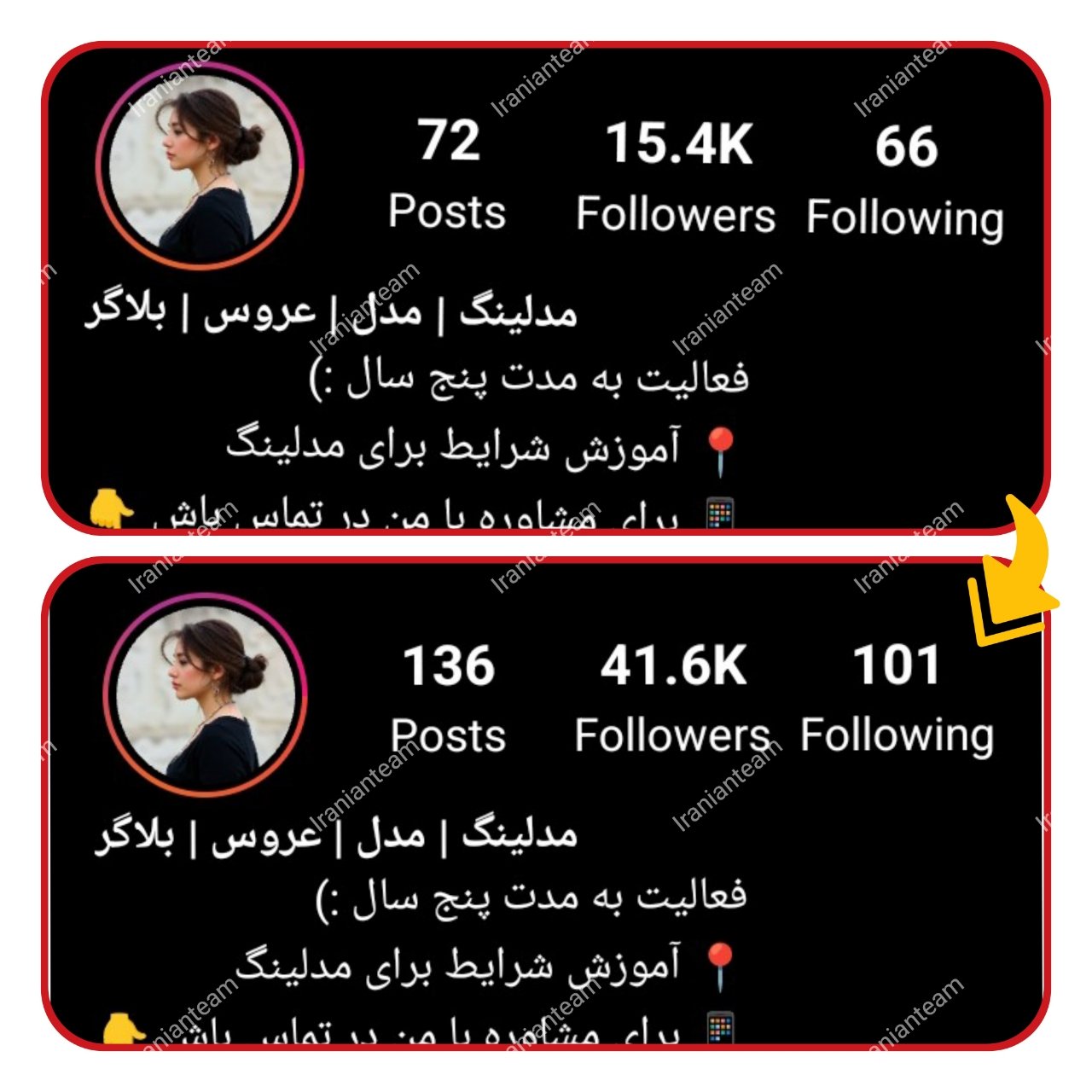 رشد پیج‌ها