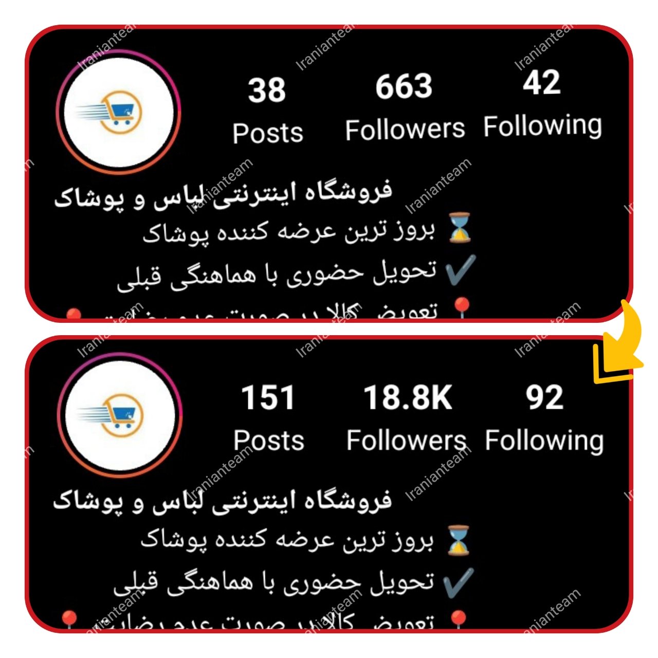 رشد پیج‌ها